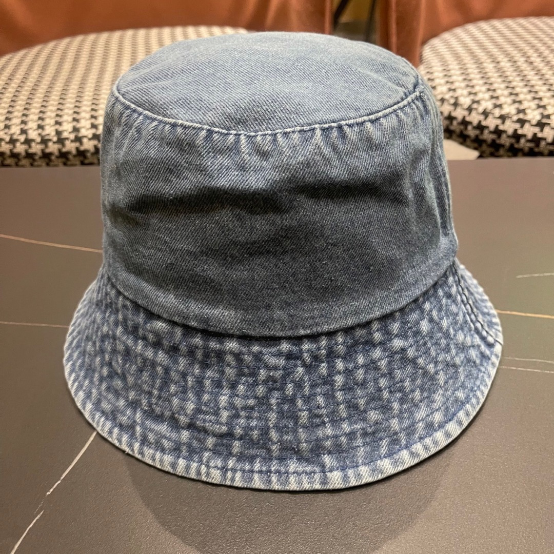  【LV路易威登】2025新款纯色牛仔男女款渔夫帽，超好搭配，闭眼入的一款