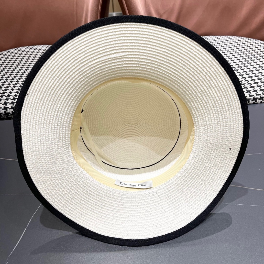  迪奥 Dior2025新款草帽，高级定制，名媛风，细节待上，夏季防晒防紫外线，出行必备，百搭好看