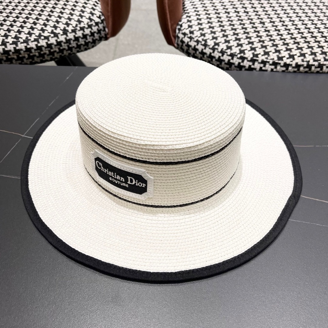  迪奥 Dior2025新款草帽，高级定制，名媛风，细节待上，夏季防晒防紫外线，出行必备，百搭好看