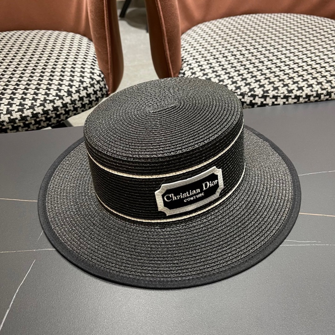  迪奥 Dior2025新款草帽，高级定制，名媛风，细节待上，夏季防晒防紫外线，出行必备，百搭好看