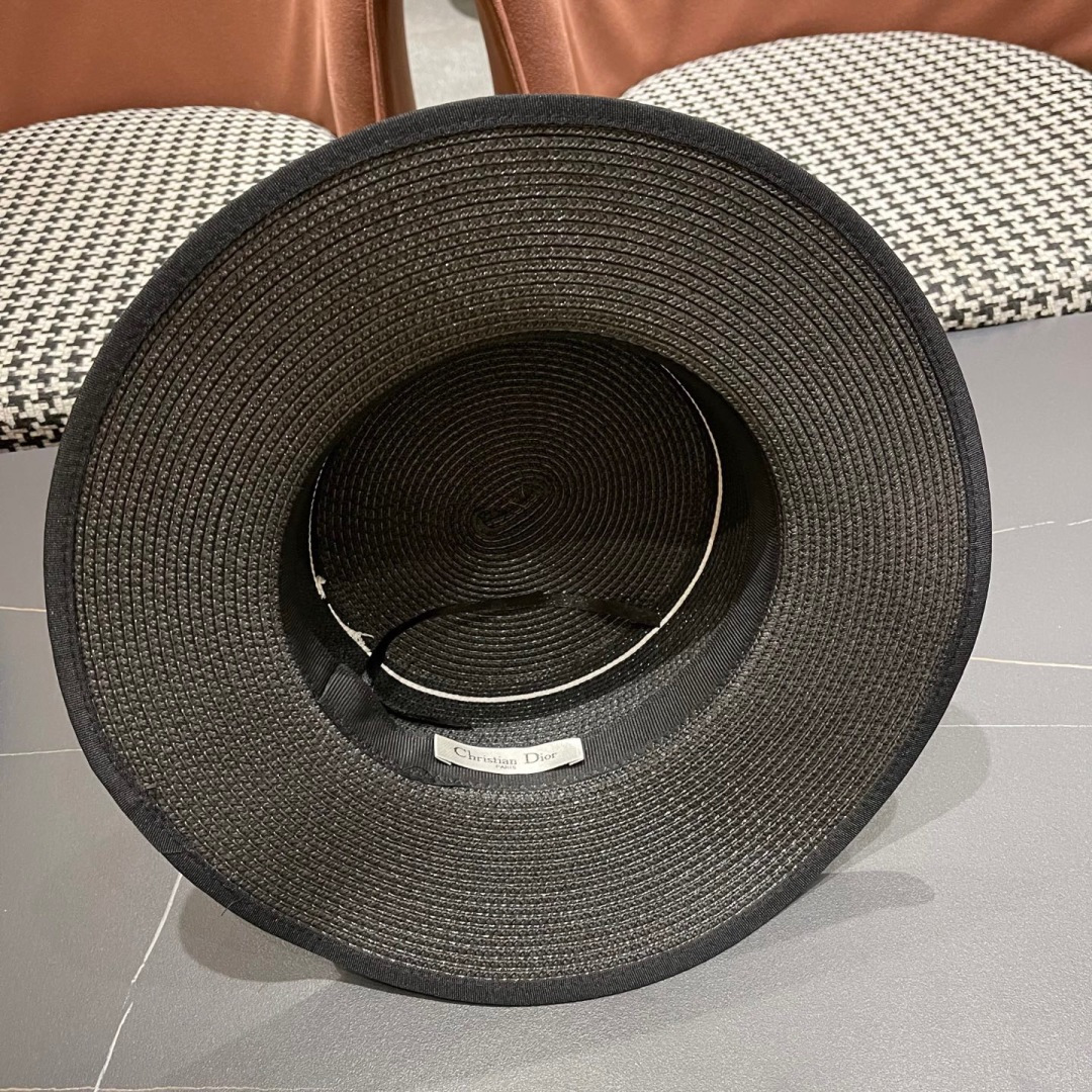  迪奥 Dior2025新款草帽，高级定制，名媛风，细节待上，夏季防晒防紫外线，出行必备，百搭好看