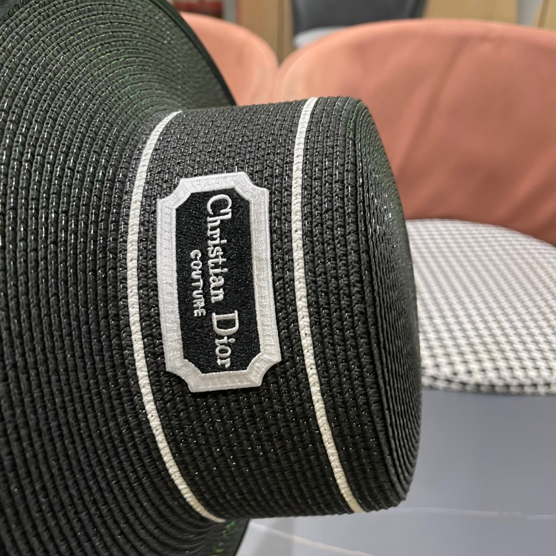  迪奥 Dior2025新款草帽，高级定制，名媛风，细节待上，夏季防晒防紫外线，出行必备，百搭好看