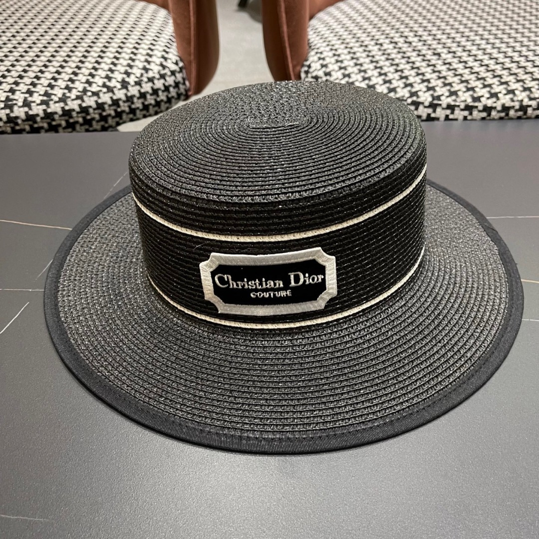  迪奥 Dior2025新款草帽，高级定制，名媛风，细节待上，夏季防晒防紫外线，出行必备，百搭好看