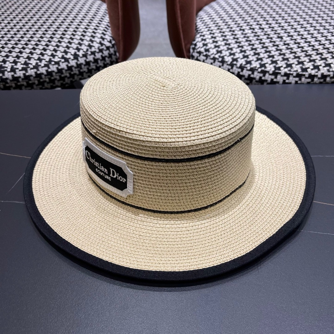  迪奥 Dior2025新款草帽，高级定制，名媛风，细节待上，夏季防晒防紫外线，出行必备，百搭好看