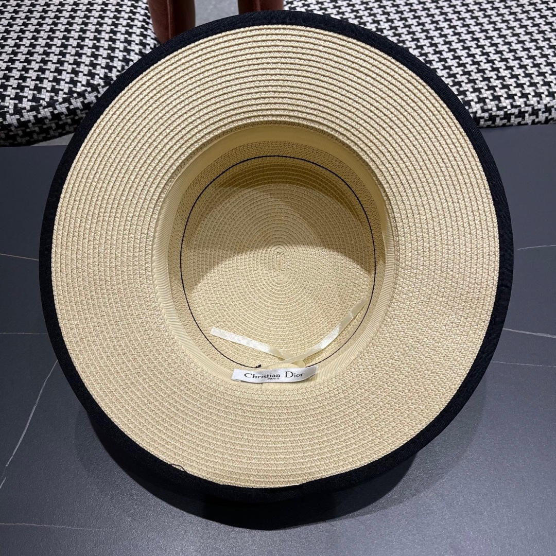  迪奥 Dior2025新款草帽，高级定制，名媛风，细节待上，夏季防晒防紫外线，出行必备，百搭好看
