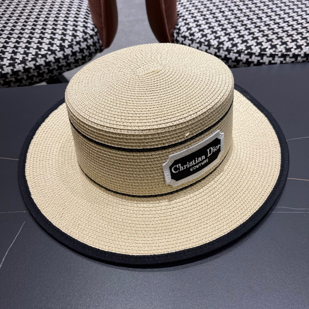  迪奥 Dior2025新款草帽，高级定制，名媛风，细节待上，夏季防晒防紫外线，出行必备，百搭好看