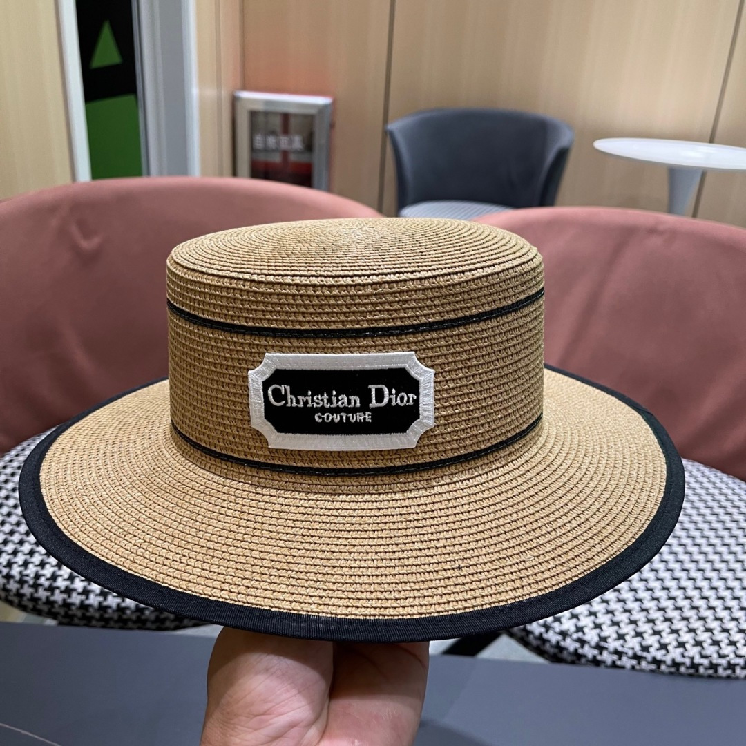  迪奥 Dior2025新款草帽，高级定制，名媛风，细节待上，夏季防晒防紫外线，出行必备，百搭好看