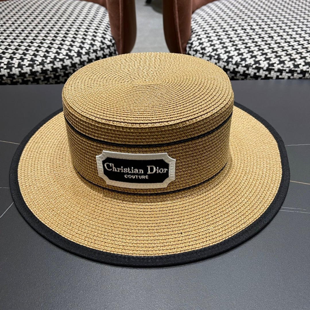  迪奥 Dior2025新款草帽，高级定制，名媛风，细节待上，夏季防晒防紫外线，出行必备，百搭好看