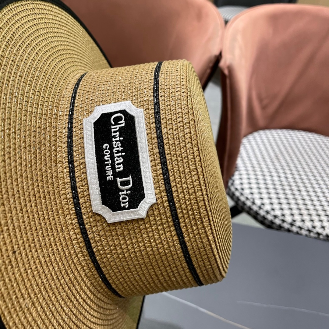  迪奥 Dior2025新款草帽，高级定制，名媛风，细节待上，夏季防晒防紫外线，出行必备，百搭好看