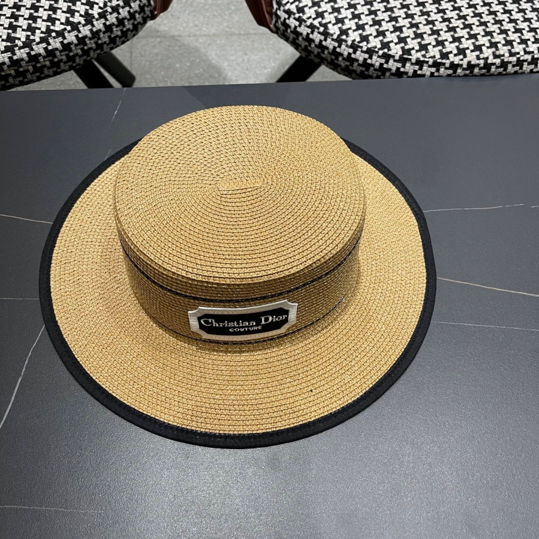  迪奥 Dior2025新款草帽，高级定制，名媛风，细节待上，夏季防晒防紫外线，出行必备，百搭好看