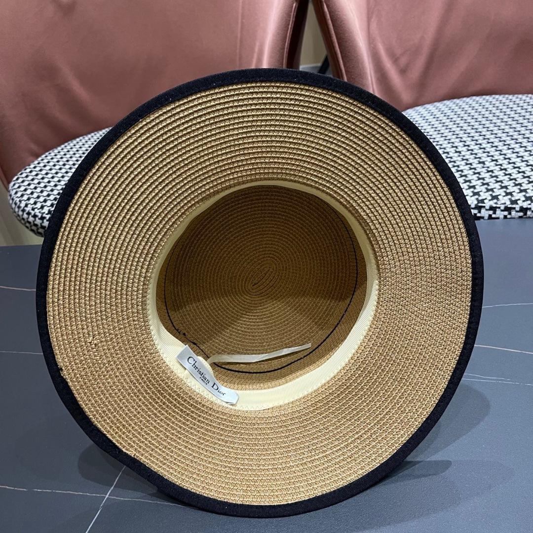  迪奥 Dior2025新款草帽，高级定制，名媛风，细节待上，夏季防晒防紫外线，出行必备，百搭好看