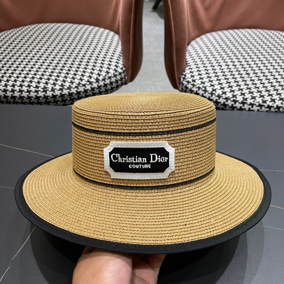  迪奥 Dior2025新款草帽，高级定制，名媛风，细节待上，夏季防晒防紫外线，出行必备，百搭好看