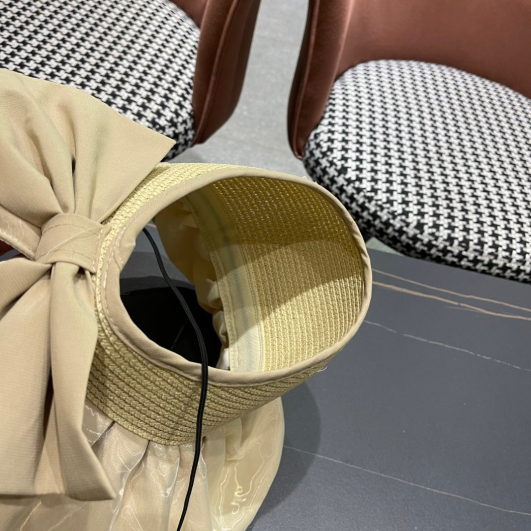 【Chanel香奈儿】2025夏款大檐空顶遮阳渔夫帽🌈 浪漫沙滩款！