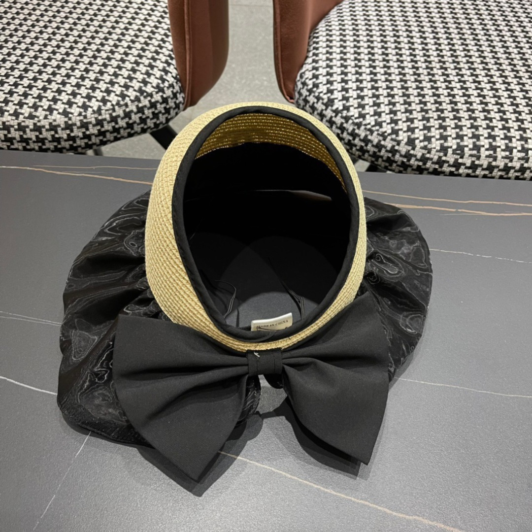 【Chanel香奈儿】2025夏款大檐空顶遮阳渔夫帽🌈 浪漫沙滩款！