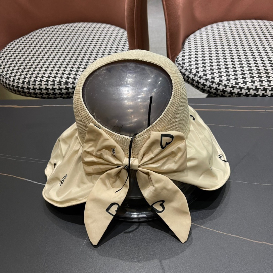 【Chanel香奈儿】2025夏款大檐空顶遮阳渔夫帽🌈 浪漫沙滩款！超美！
