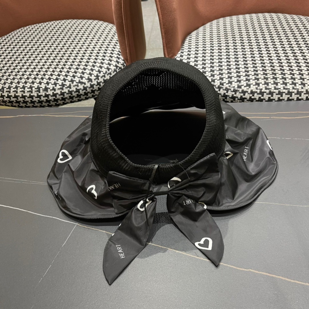 【Chanel香奈儿】2025夏款大檐空顶遮阳渔夫帽🌈 浪漫沙滩款！超美！
