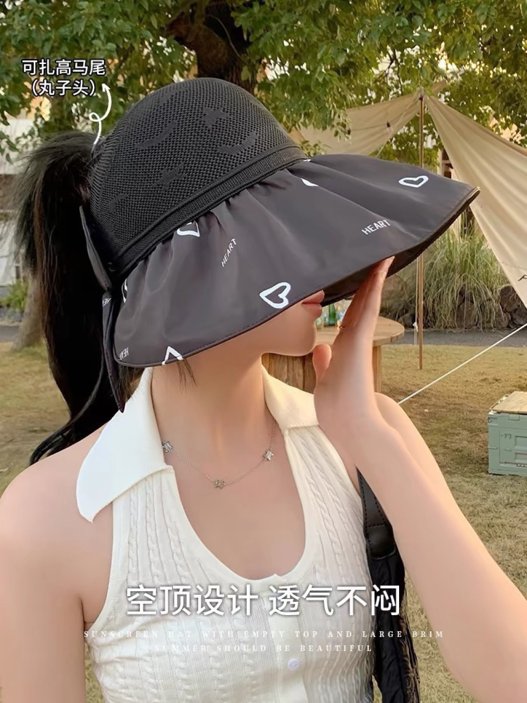 【Chanel香奈儿】2025夏款大檐空顶遮阳渔夫帽🌈 浪漫沙滩款！超美！
