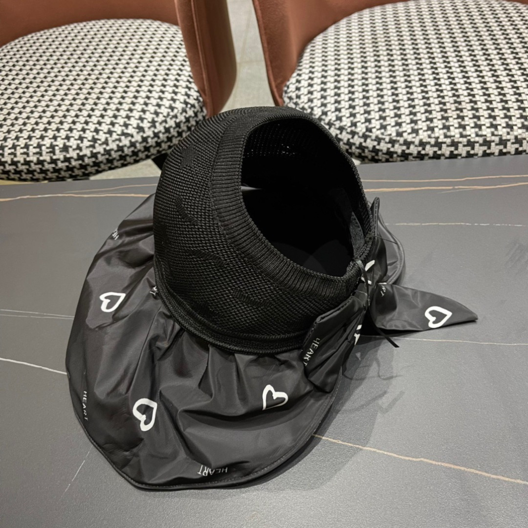 【Chanel香奈儿】2025夏款大檐空顶遮阳渔夫帽🌈 浪漫沙滩款！超美！
