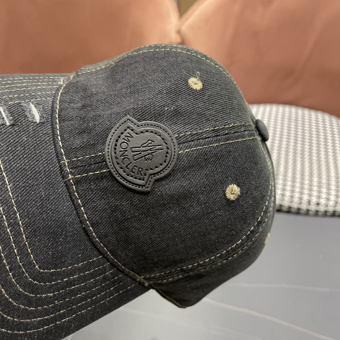  2025春夏新款 蒙口MONCLER棒球帽，年轻时尚潮人穿搭色系，视觉效果超强，好看有质感！

👉