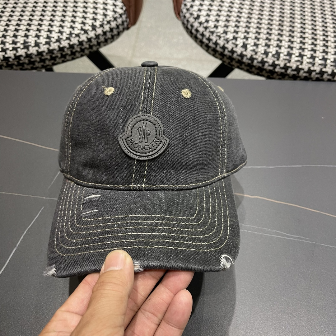  2025春夏新款 蒙口MONCLER棒球帽，年轻时尚潮人穿搭色系，视觉效果超强，好看有质感！

👉
