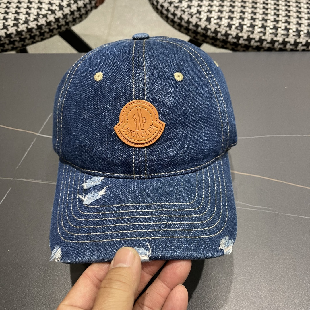  2025春夏新款 蒙口MONCLER棒球帽，年轻时尚潮人穿搭色系，视觉效果超强，好看有质感！

👉