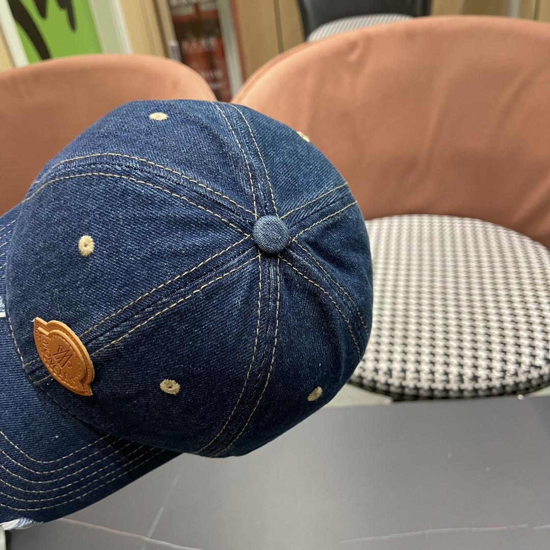  2025春夏新款 蒙口MONCLER棒球帽，年轻时尚潮人穿搭色系，视觉效果超强，好看有质感！

👉