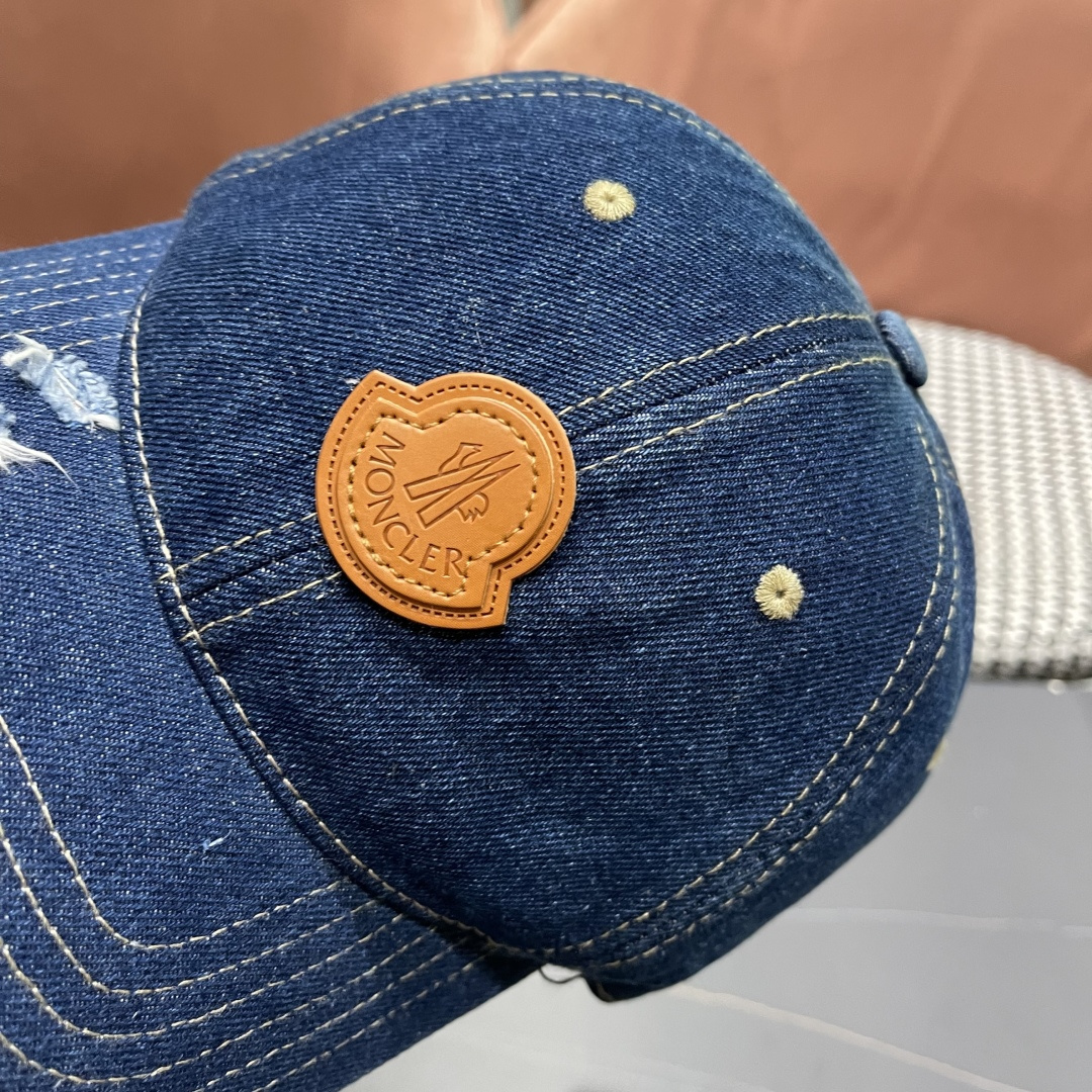  2025春夏新款 蒙口MONCLER棒球帽，年轻时尚潮人穿搭色系，视觉效果超强，好看有质感！

👉