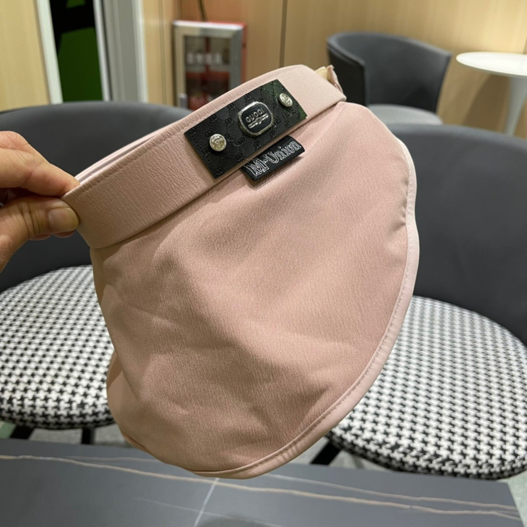  古奇GUCCI 2025爆款遮阳帽空顶帽，超方便！好搭！出街必备