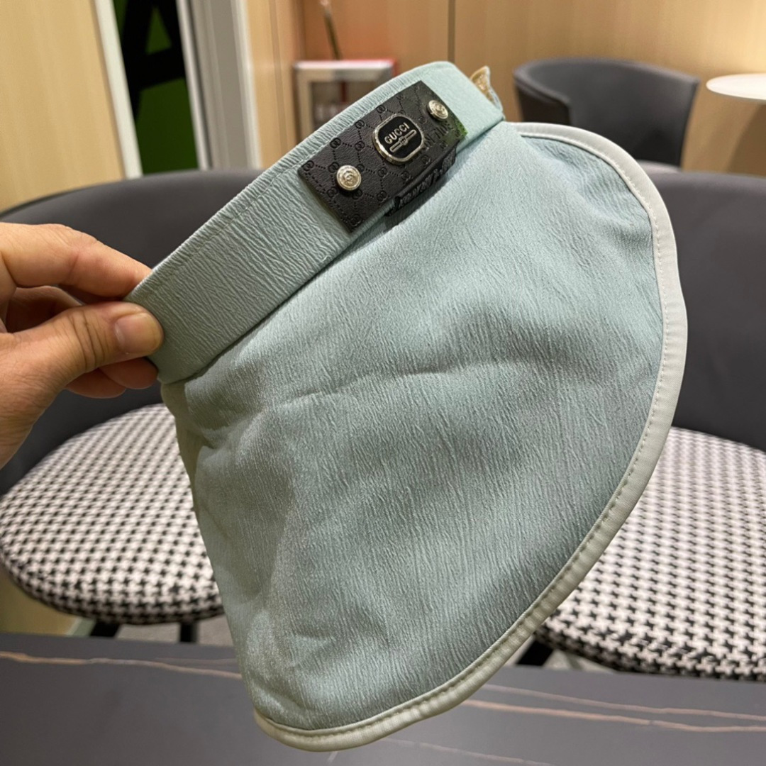  古奇GUCCI 2025爆款遮阳帽空顶帽，超方便！好搭！出街必备