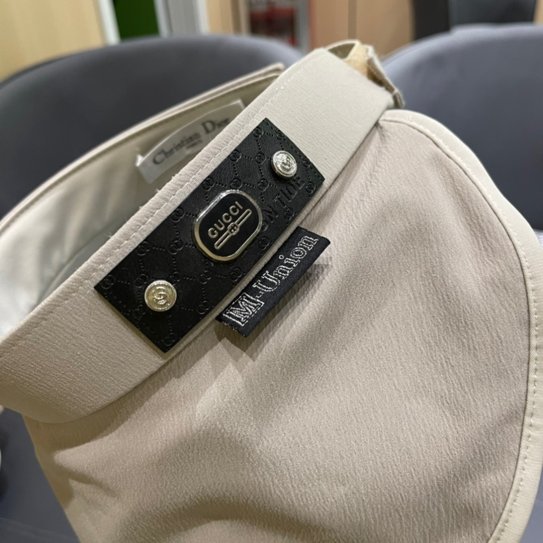  古奇GUCCI 2025爆款遮阳帽空顶帽，超方便！好搭！出街必备