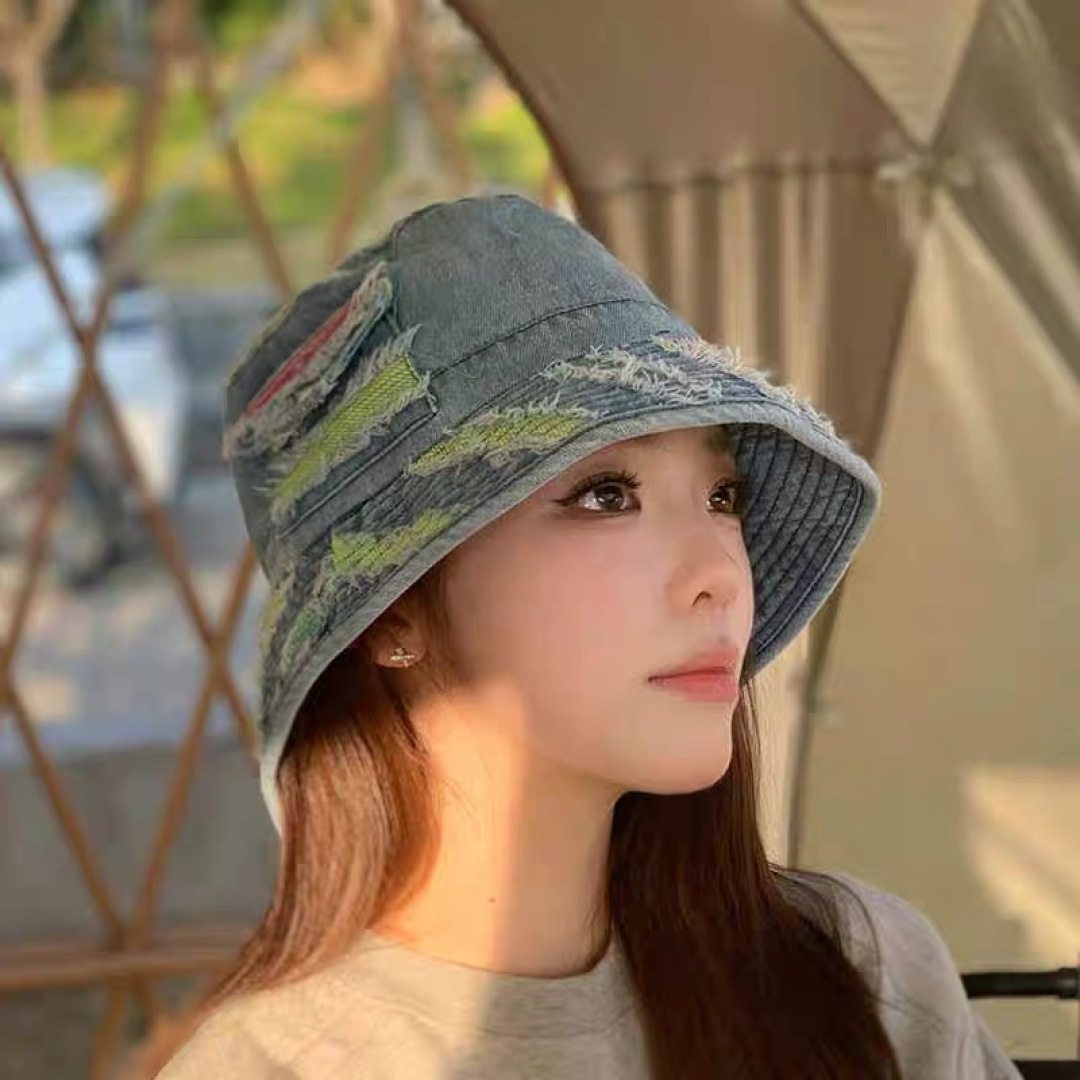  lv路易威登防晒盆韩牛仔百做渔夫春夏边高品质哈嘻遮阳帽
彩帽女旧搭帽街头