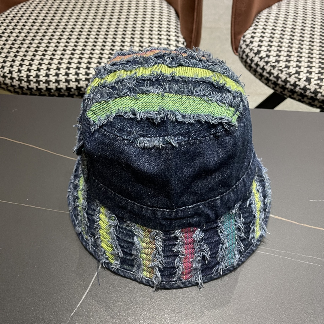  lv路易威登防晒盆韩牛仔百做渔夫春夏边高品质哈嘻遮阳帽
彩帽女旧搭帽街头