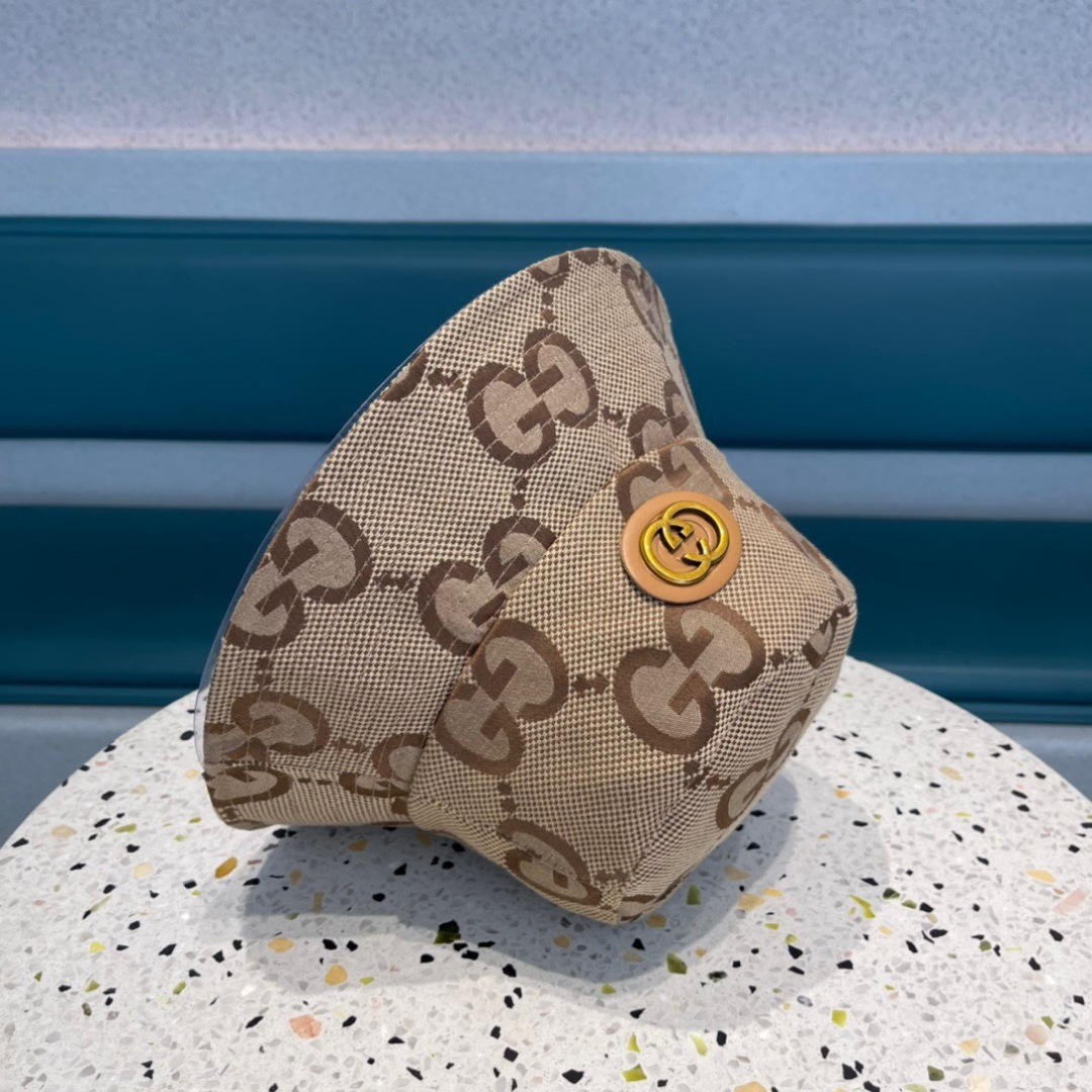  Gucci古奇2025新款棒球帽，原单货，帆布面料，男女通用，洗水标齐全，头围57cM