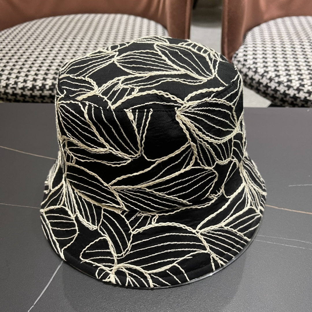  古奇Guccl帽子女渔夫帽显脸小太阳帽防紫外线骑车防晒帽