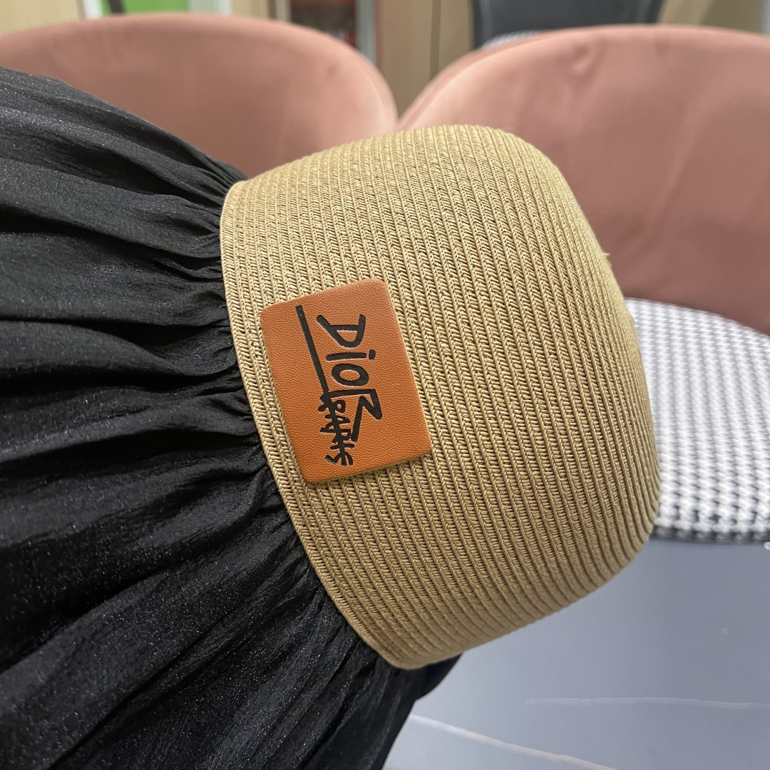 迪奥Dior大檐防晒盆帽渔夫帽防紫外线太阳帽韩版
优雅蝴蝶结遮阳草帽女夏季