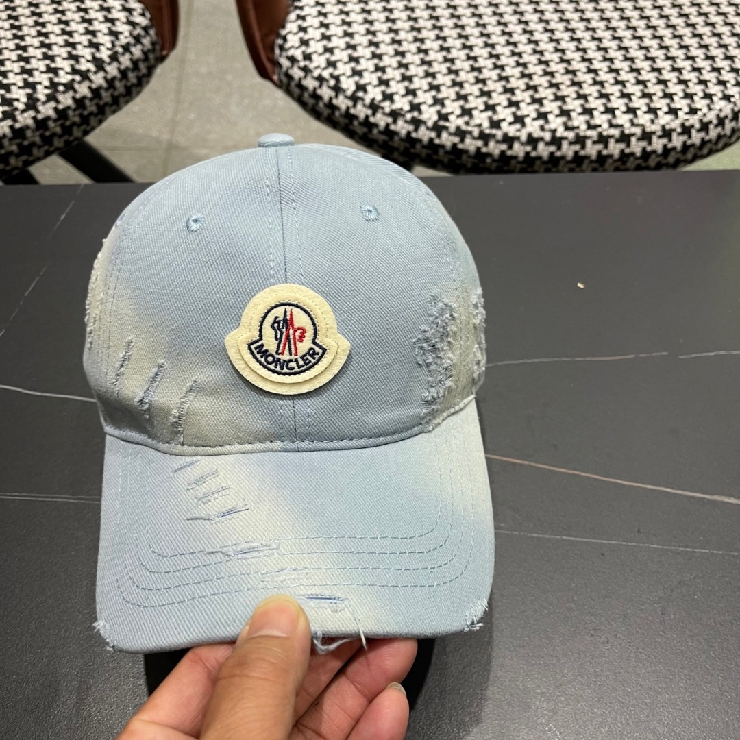  春夏新款 蒙口MONCLER棒球帽，年轻时尚潮人穿搭色系，视觉效果超强，好看有质感！
