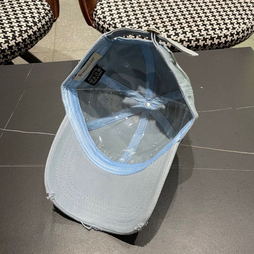  春夏新款 蒙口MONCLER棒球帽，年轻时尚潮人穿搭色系，视觉效果超强，好看有质感！