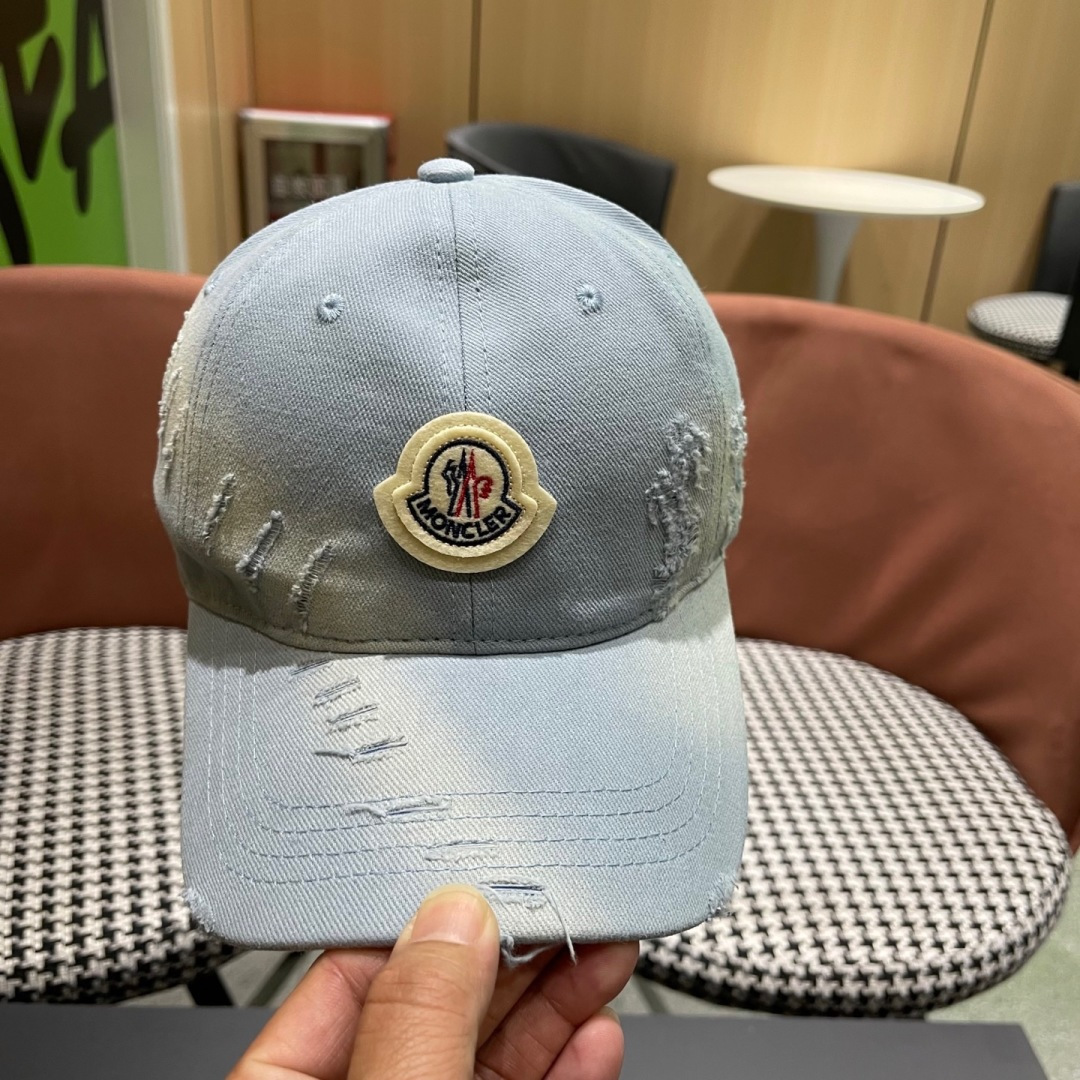  春夏新款 蒙口MONCLER棒球帽，年轻时尚潮人穿搭色系，视觉效果超强，好看有质感！