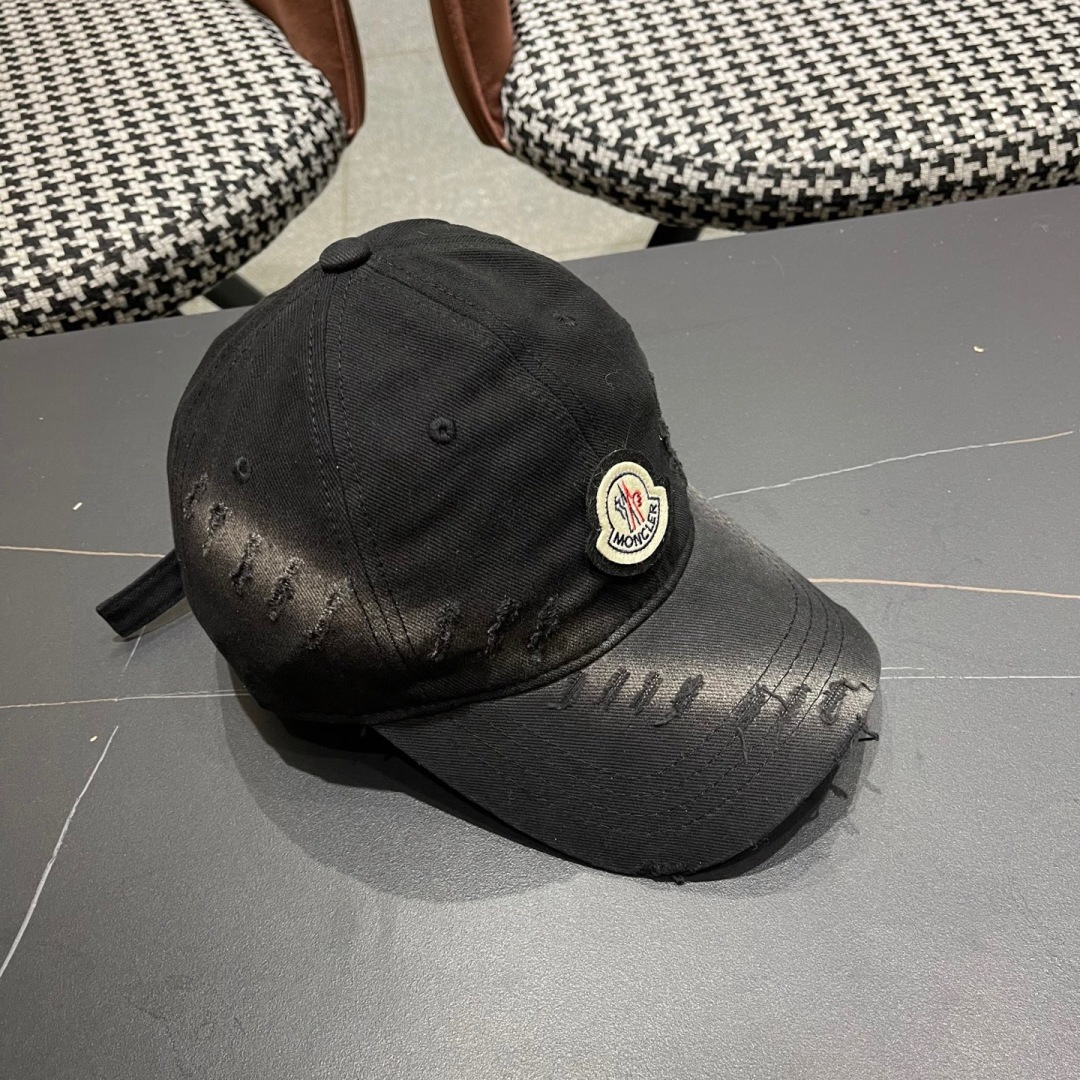  春夏新款 蒙口MONCLER棒球帽，年轻时尚潮人穿搭色系，视觉效果超强，好看有质感！