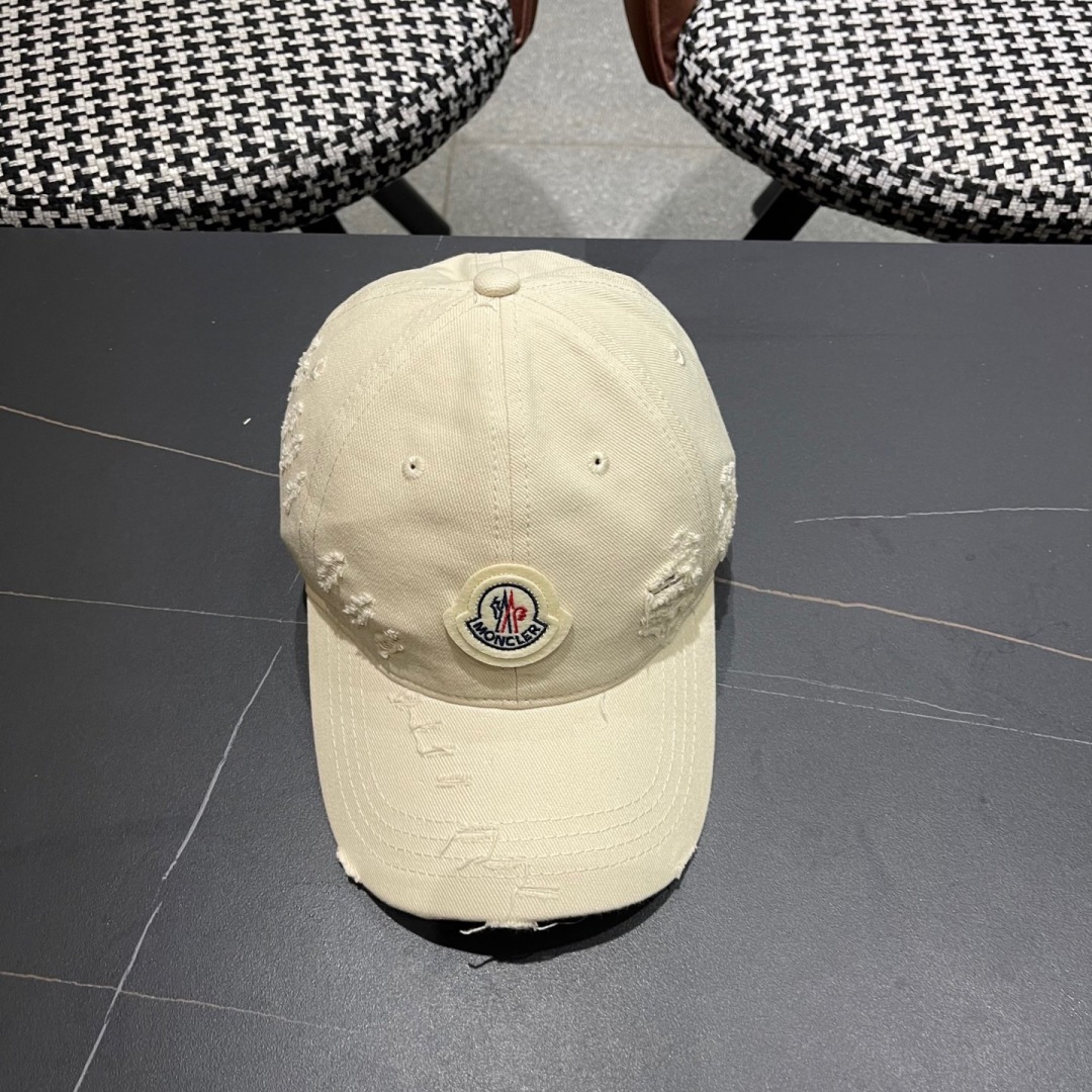  春夏新款 蒙口MONCLER棒球帽，年轻时尚潮人穿搭色系，视觉效果超强，好看有质感！
