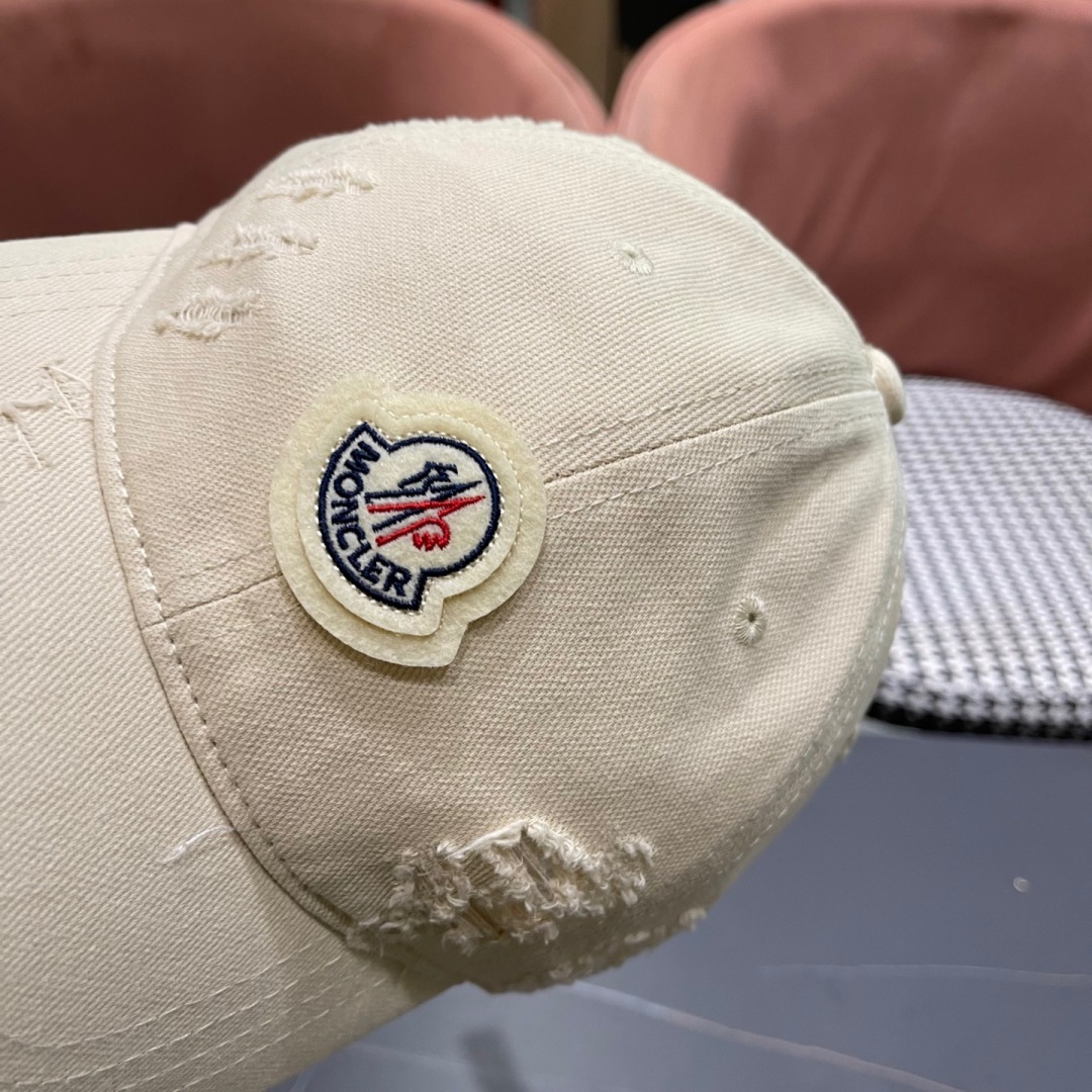  春夏新款 蒙口MONCLER棒球帽，年轻时尚潮人穿搭色系，视觉效果超强，好看有质感！