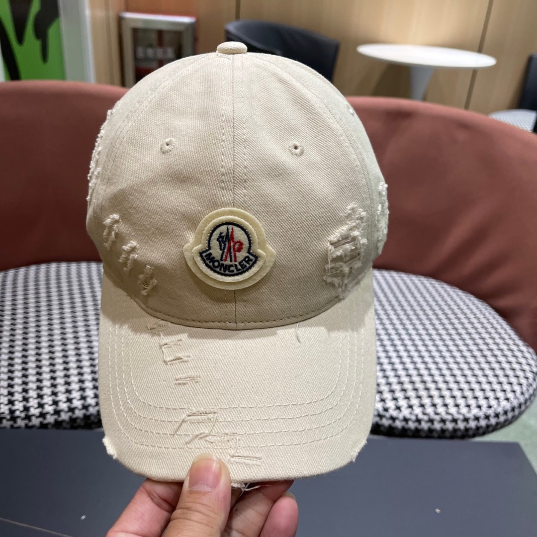  春夏新款 蒙口MONCLER棒球帽，年轻时尚潮人穿搭色系，视觉效果超强，好看有质感！