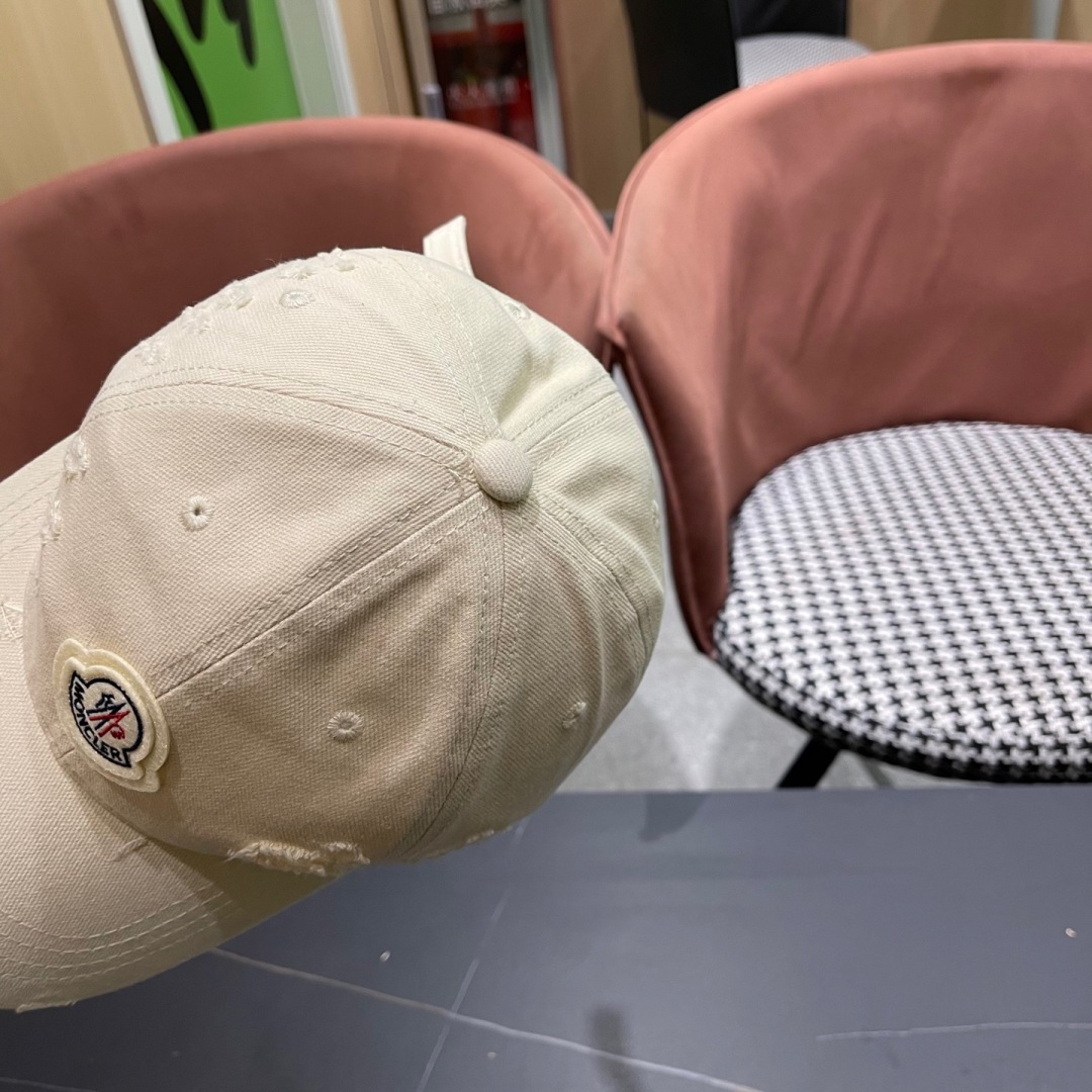  春夏新款 蒙口MONCLER棒球帽，年轻时尚潮人穿搭色系，视觉效果超强，好看有质感！
