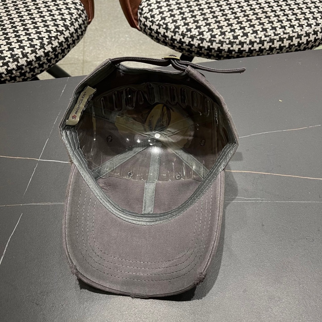  春夏新款 蒙口MONCLER棒球帽，年轻时尚潮人穿搭色系，视觉效果超强，好看有质感！