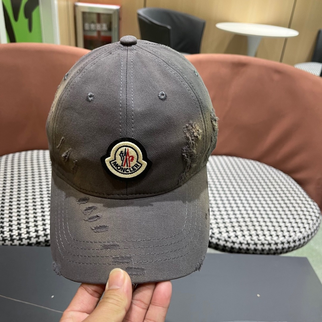  春夏新款 蒙口MONCLER棒球帽，年轻时尚潮人穿搭色系，视觉效果超强，好看有质感！