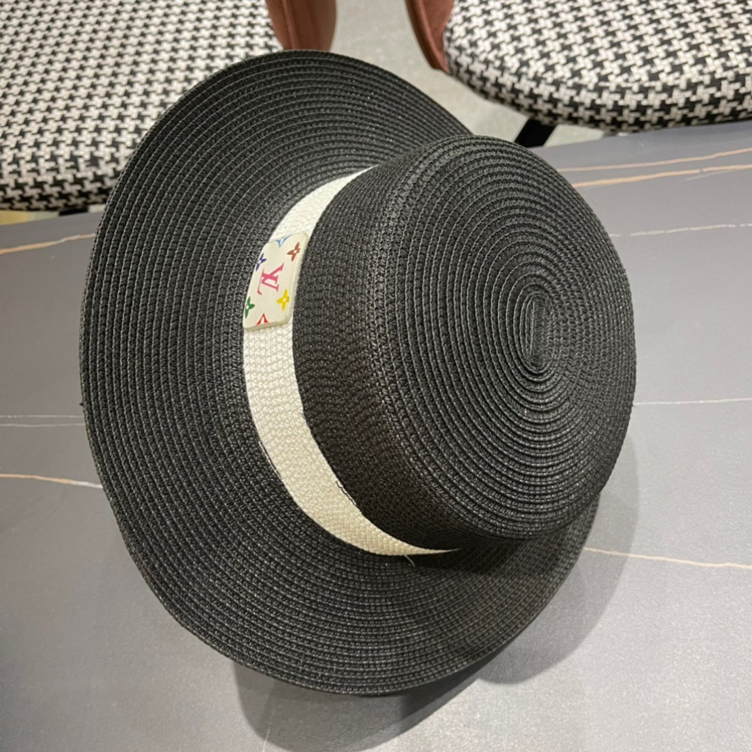  路易威登 LV 草帽,2025新款无数时尚达人必备 细草编织，旅游出街佳选