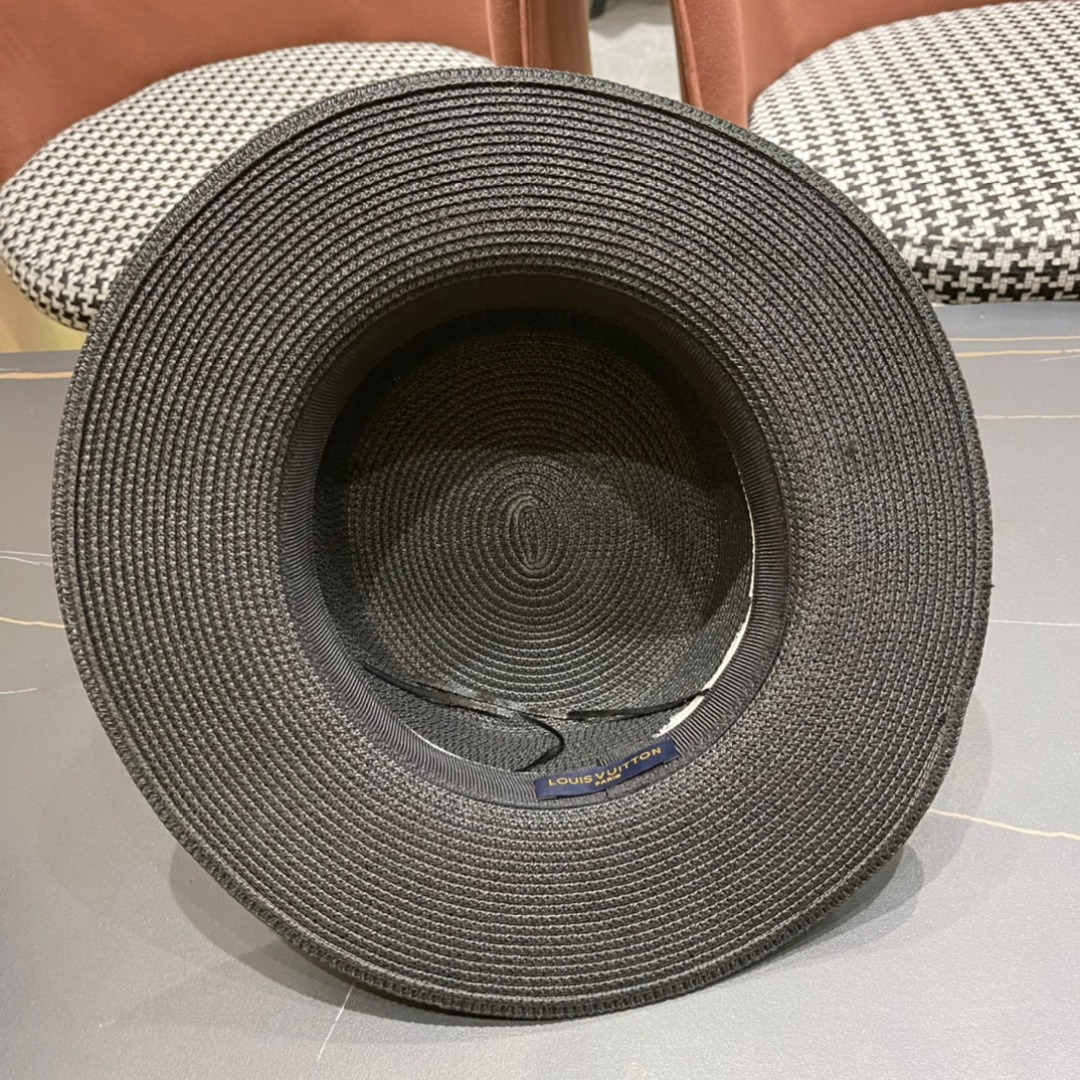  路易威登 LV 草帽,2025新款无数时尚达人必备 细草编织，旅游出街佳选