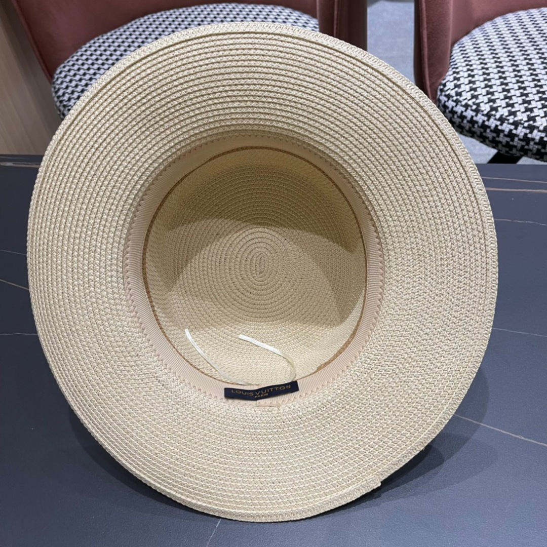  路易威登 LV 草帽,2025新款无数时尚达人必备 细草编织，旅游出街佳选