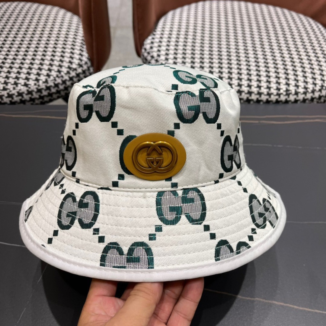  古奇原单渔夫帽， 工艺非常精美 高档大气上档次！低调奢华，方便携带！跑量！