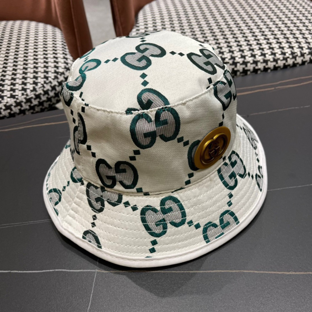  古奇原单渔夫帽， 工艺非常精美 高档大气上档次！低调奢华，方便携带！跑量！